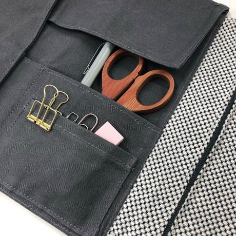 Cohana　三河木綿の巻き道具入れ