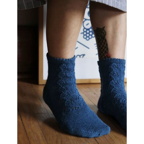 大阪城 SOCKS  日本語パターン　PDFダウンロード