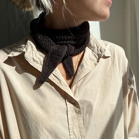 Sophie scarf キット　with BLUE SKY FIBERS  Metalicoとパターン　【店舗発送】