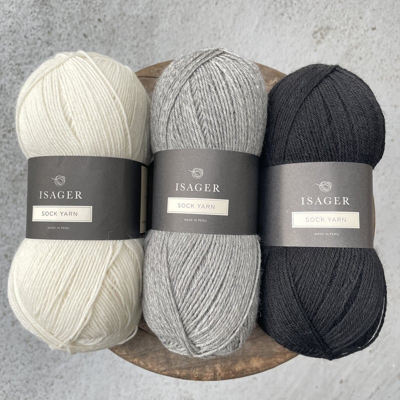 Isager Sock Yarn 100g玉 モノトーン | EYLUL yarns