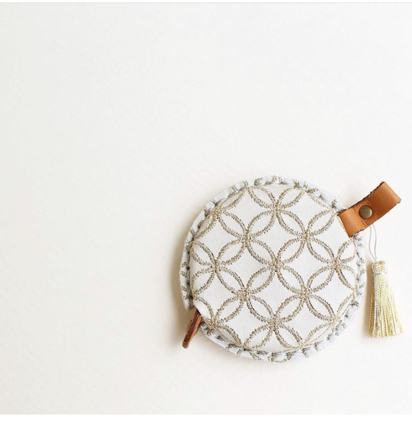Cohana 七宝柄の刺繍巻尺 Winter Gold -冬季限定バージョン- | EYLUL