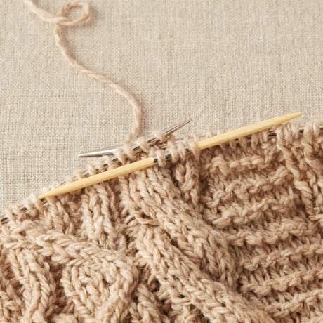 Cocoknits　Bamboo needle 竹の縄編み針