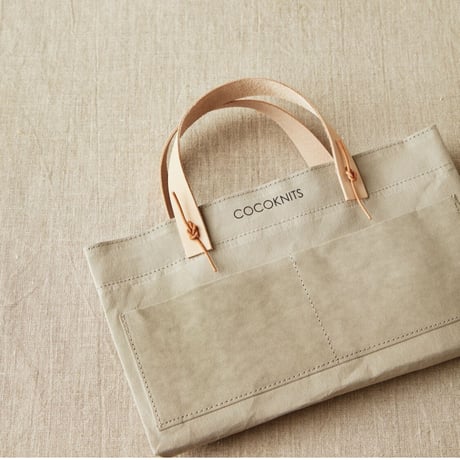 Cocoknits　Kraft Caddy　かっこいいプロジェクトバッグ/ハンドル別売