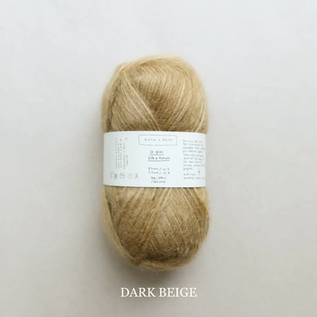 Biches & Bûches  Le gros Silk Mohair　モノトーン・ナチュラル系