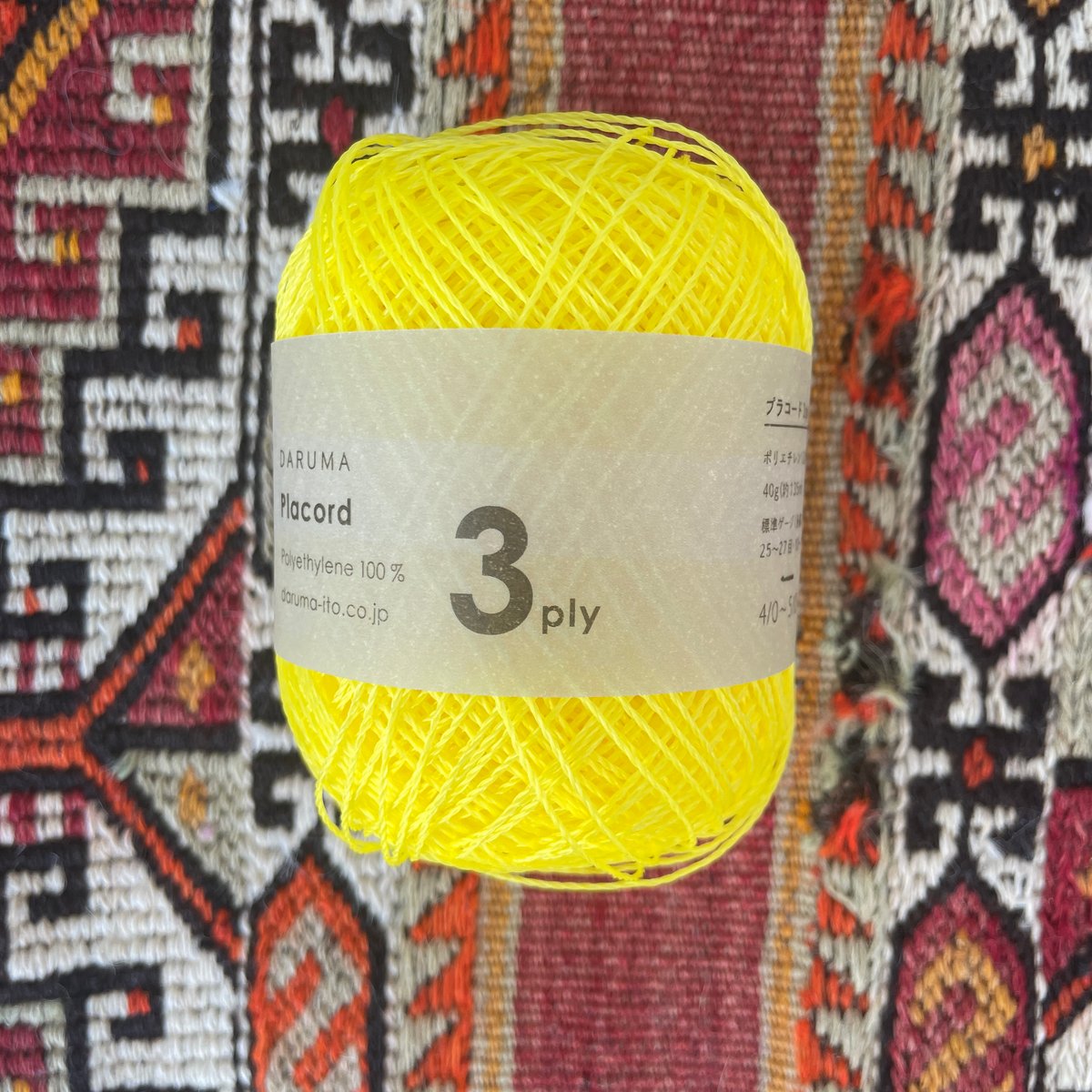 DARUMA プラコード Placord 3ply 細タイプ | EYLUL yarns