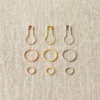 Cocoknits 　 Precious Metal Stitch Markers　おしゃれな３色のマーカー