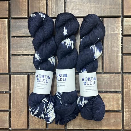 KOKON BLEU Fingering  美しいて染めのブルーシリーズ