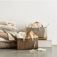 Cocoknits　Kraft Caddy　かっこいいプロジェクトバッグ/ハンドル別売