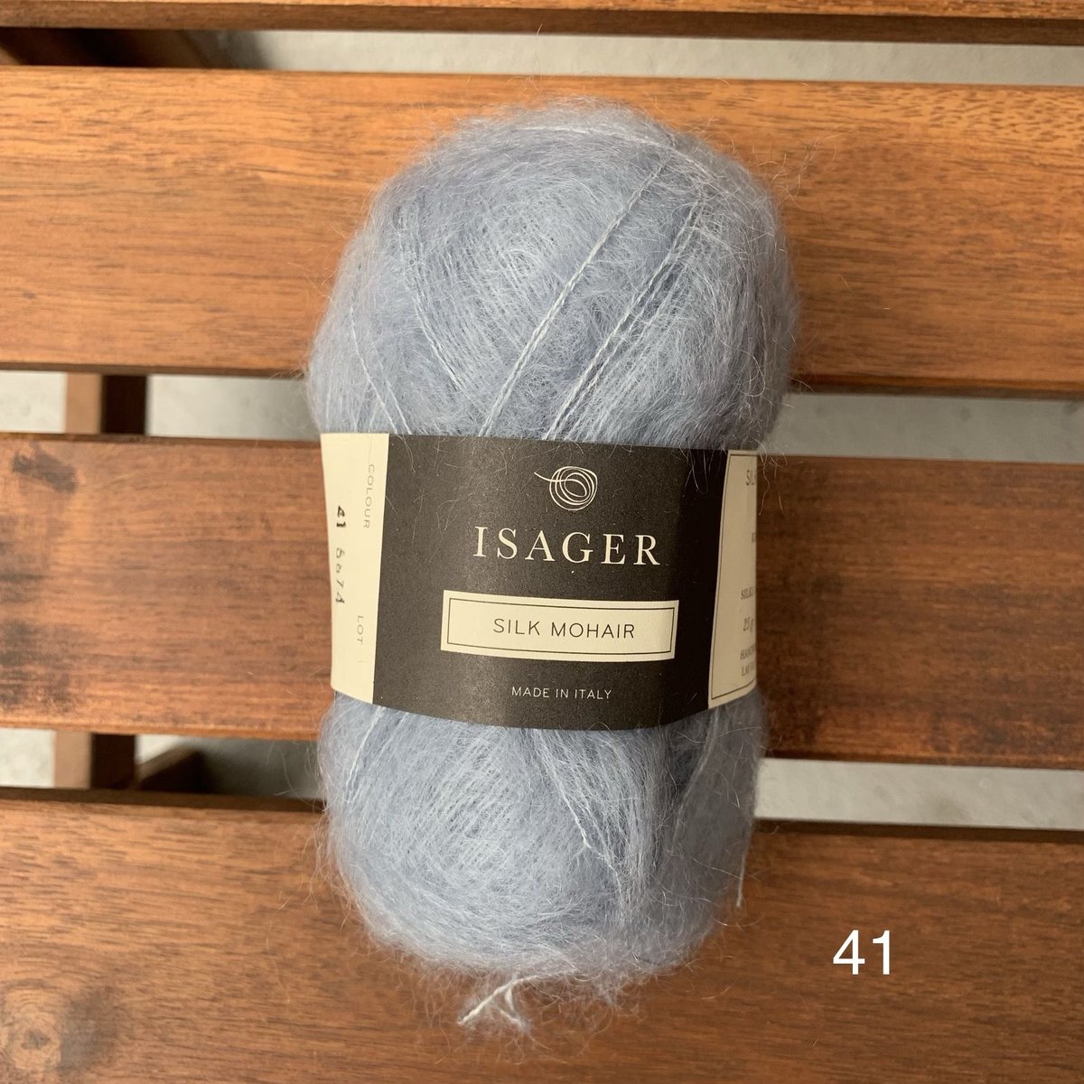 Isager/ Silk Mohair シルクモヘア （ 青・紫系）【店舗発送】