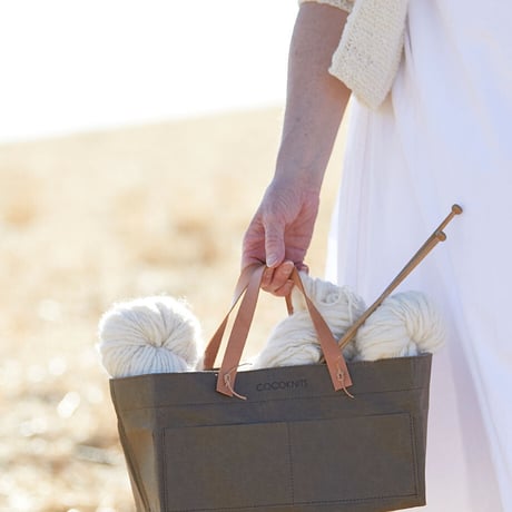 Cocoknits　Kraft Caddy　かっこいいプロジェクトバッグ/ハンドル別売
