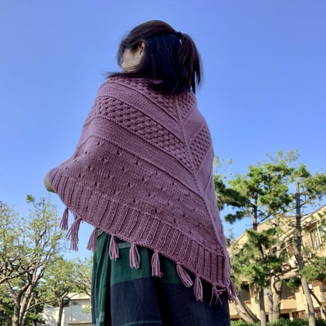 Ordinary Love Shawl Fringes! ダウンロード パターン　英語版