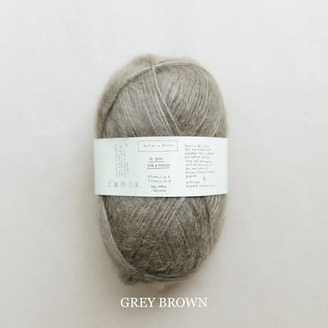 Biches & Bûches  Le gros Silk Mohair　モノトーン・ナチュラル系