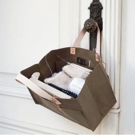 Cocoknits　Kraft Caddy　かっこいいプロジェクトバッグ/ハンドル別売
