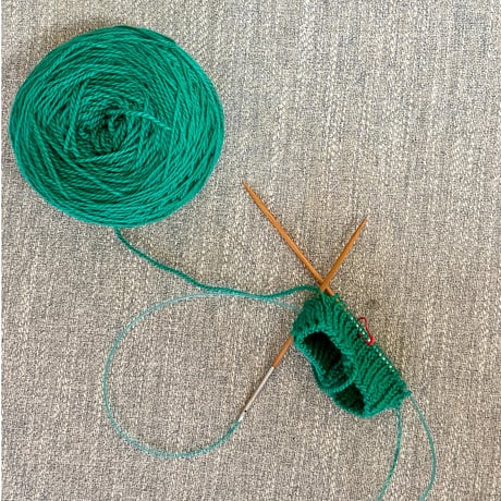EYLUL X DARUMA  super wash merino  -RESOLVE - 鮮やかグリーン
