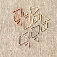 Cocoknits Colorful Triangle Stitch Markers　三角のマーカー　アースカラー