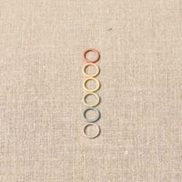 Earth Tone Ring Stitch Markers　　輪っかのマーカー　NEW!!