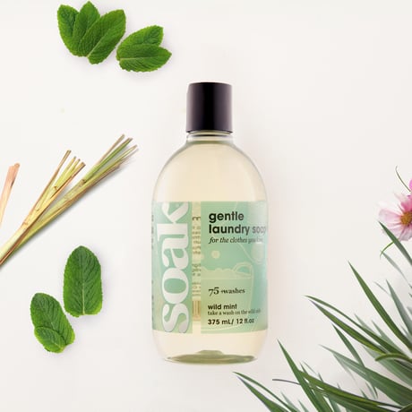 SOAK  すすぎのいらない　デリケート衣類用洗剤  90ml トラベルサイズ