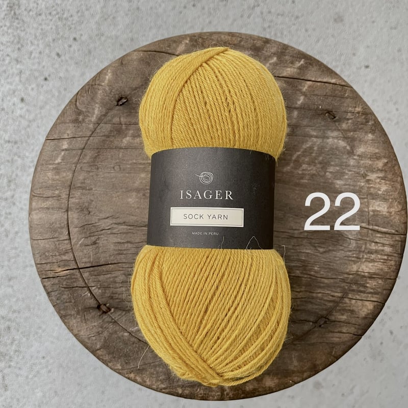 Isager Sock Yarn 100g玉 赤〜黄色 | EYLUL yarns