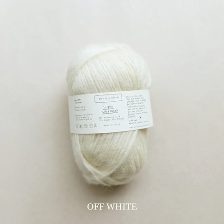 Biches & Bûches  Le gros Silk Mohair　モノトーン・ナチュラル系