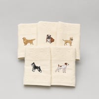犬フェイスタオル