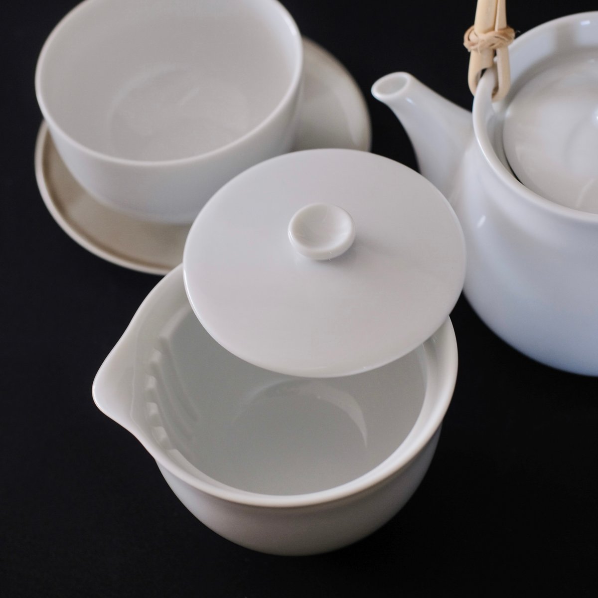 tya-haku（茶白‐チャハク）宝瓶急須 白磁 | 道具屋 nobori