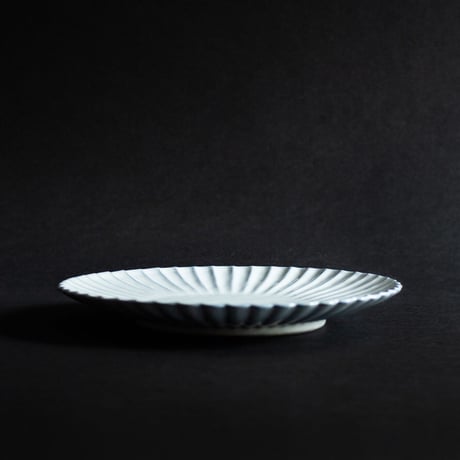 フランス 菊割皿　23.5cm