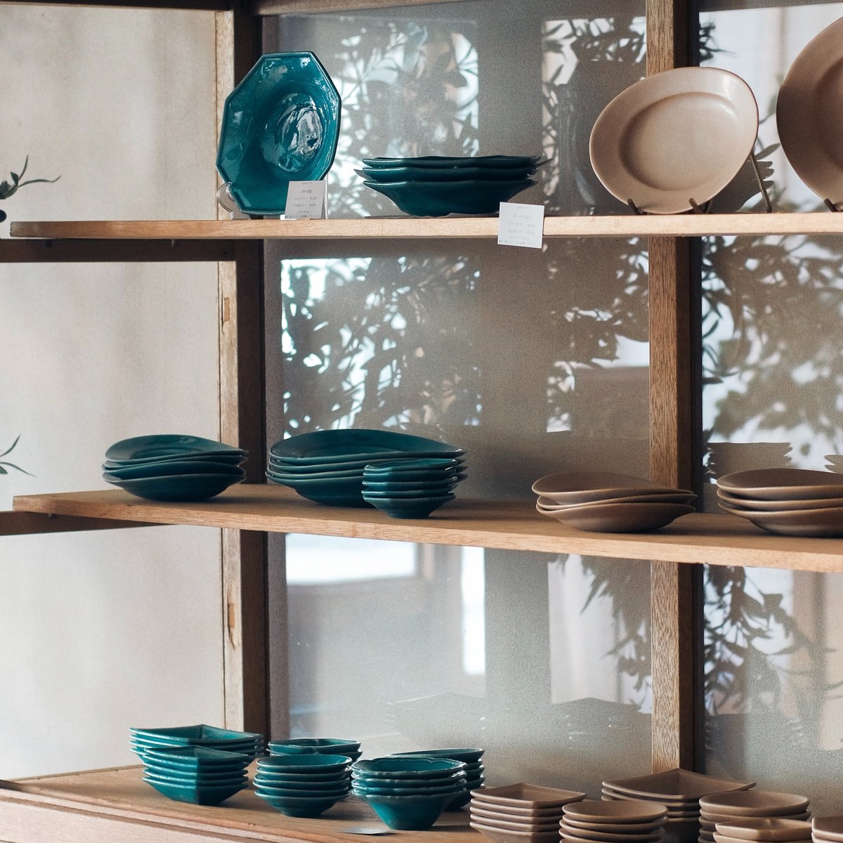 鮑皿　8客セット 有田焼 染付山水鮑型 銘々皿揃 5枚セット【賞美堂本店】器 うつわ 食器