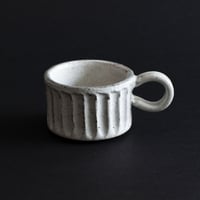 H23-3 コーヒー碗 しのぎ
