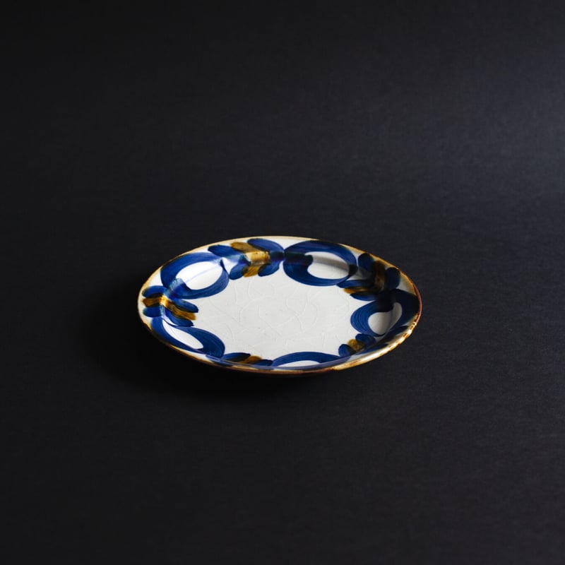 藍ブルー 18cmプレート | 道具屋 nobori