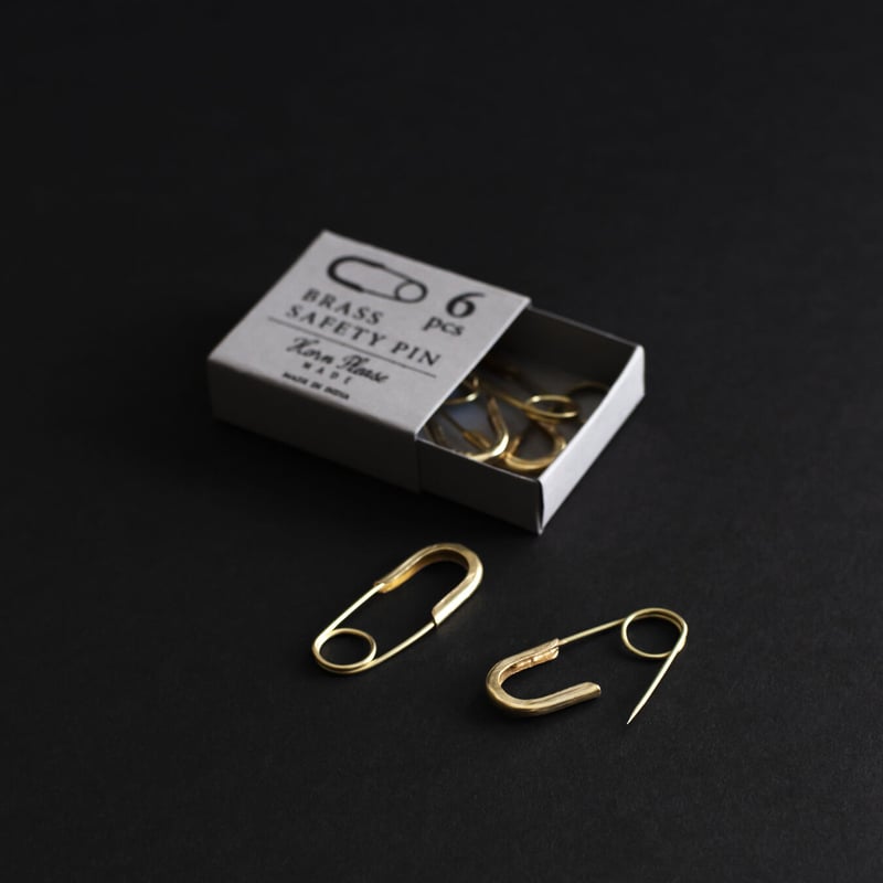 BRASS セーフティピン | 道具屋 nobori