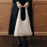 クロシェニットバッグ