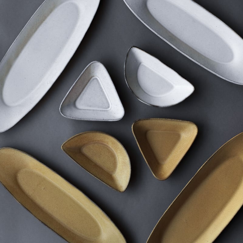 3RD CERAMICS 楕円皿 L | 道具屋 nobori