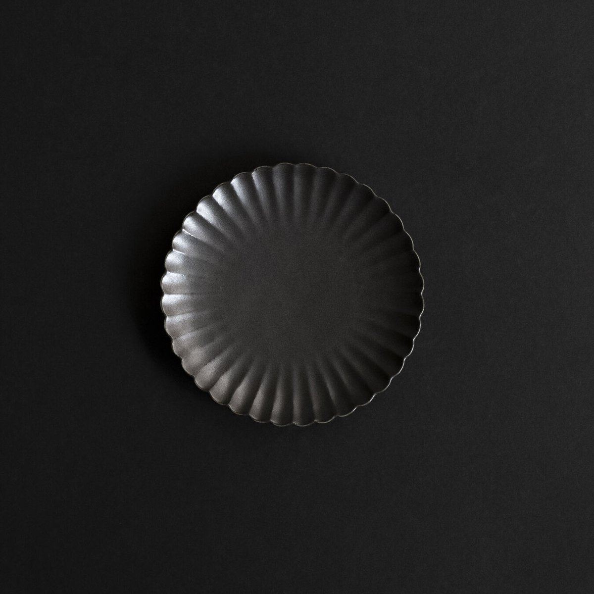 天藍釉菊口皿 天藍釉菊口皿 天藍釉菊口皿 【公式通販】