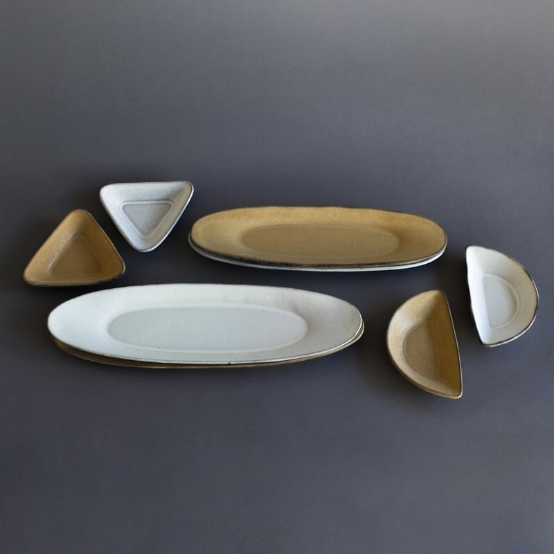 3RD CERAMICS 楕円皿 L | 道具屋 nobori