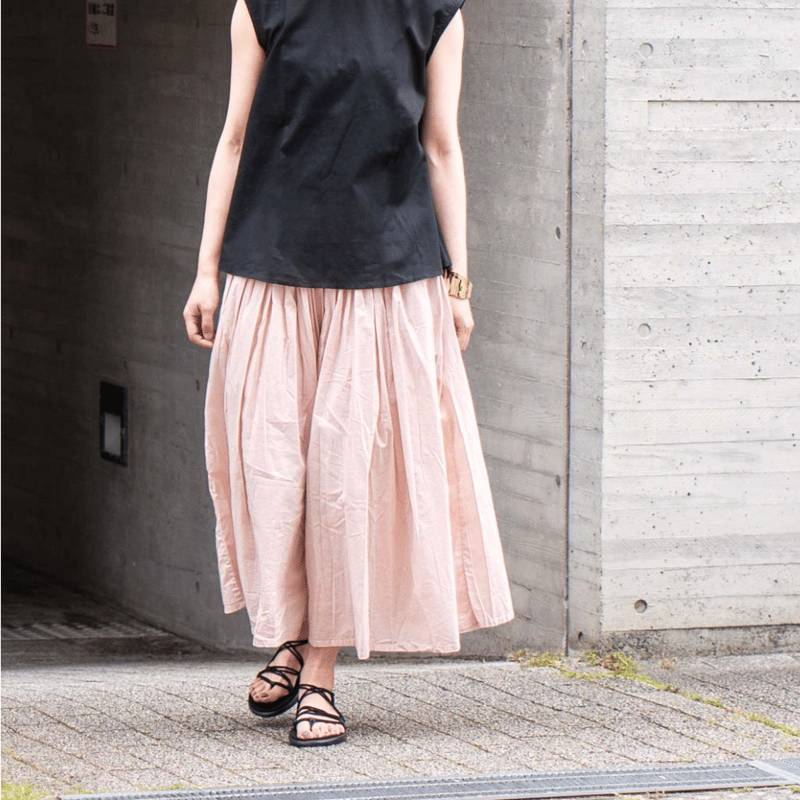 FRANCESCA AMAM LABEL ギャザーパンツ FRANCESCA AMAM LABEL PA14