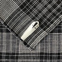 （swimmie ）東炊きのハンカチ / black check linen