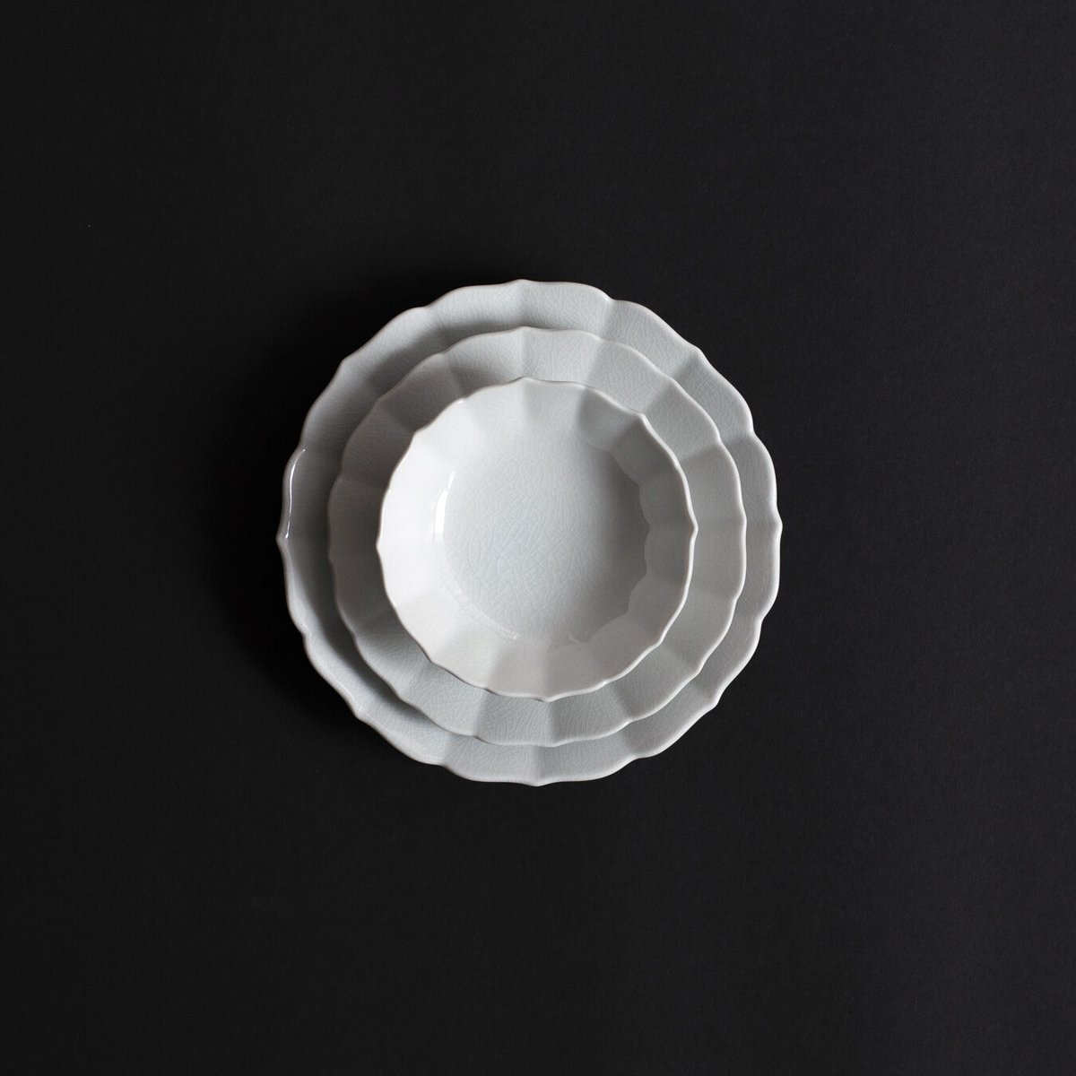中国 菊形托付　手付菊形碗　f2221208 有田焼 染付 菊菱型向付 中鉢 18cm 福泉窯の通販｜Studio1156