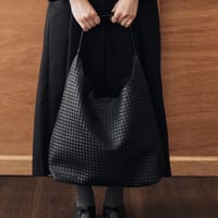 EMBOSSED HOBO BAG
