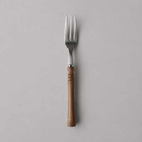 Turning wood cutlery