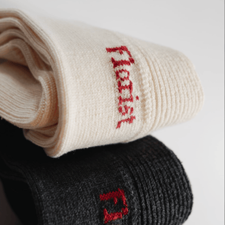Laceflower  Florist socks White