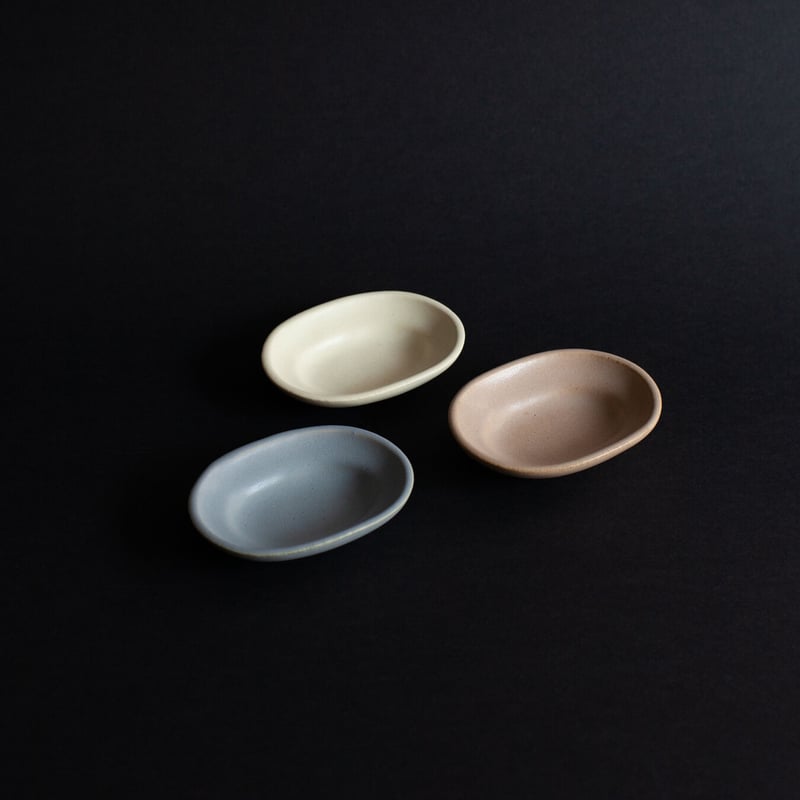 あわびウェア 楕円豆皿 | 道具屋 nobori