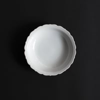 niguramu 桔梗スープ皿 / 貫入白磁