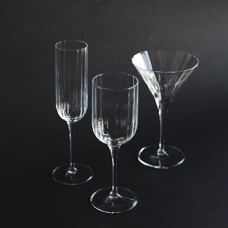 ドーム　daum　クリスタル　シャンパンフルート　シャンパングラス ドーム daum クリスタル シャンパンフルート シャンパングラス