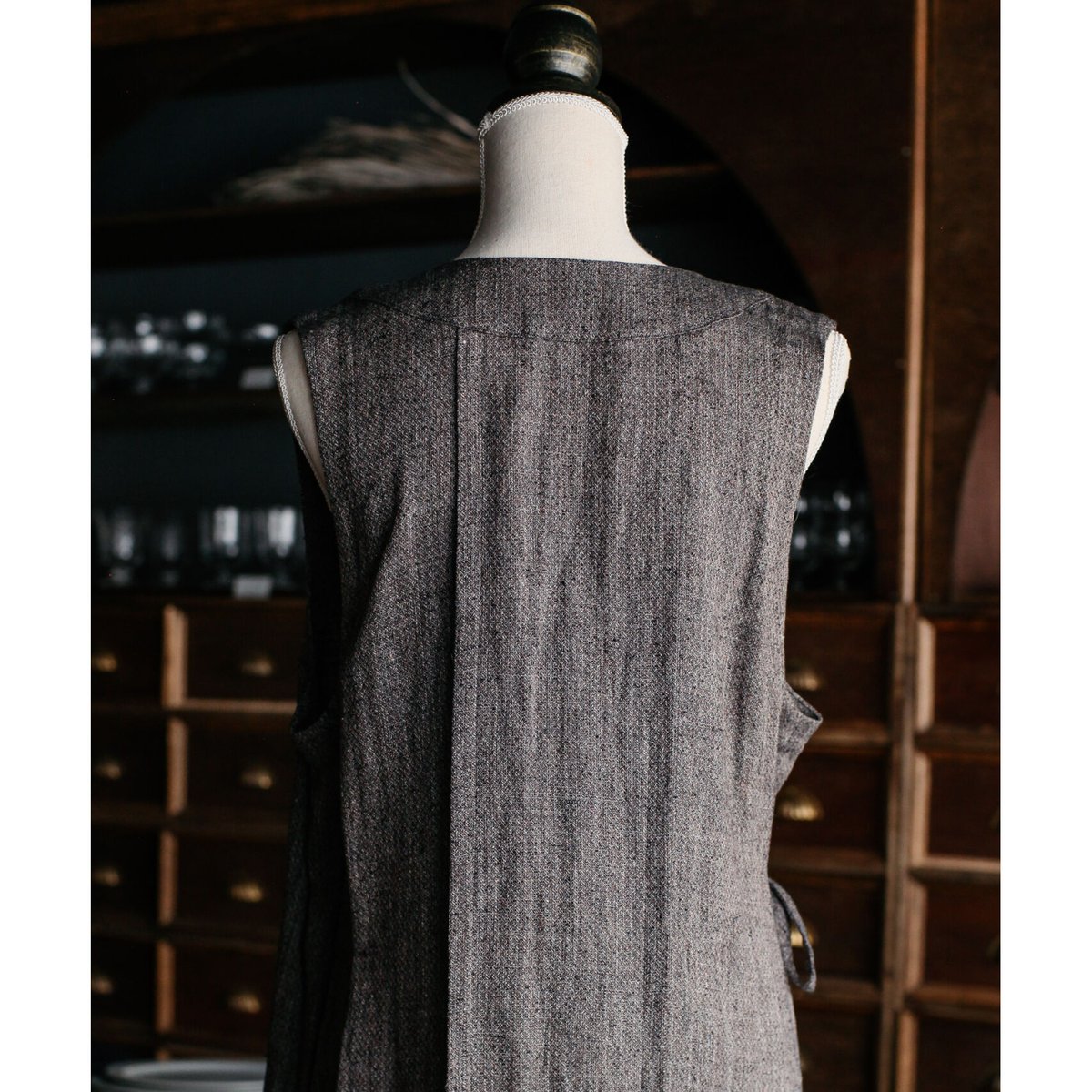 the last flower of the afternoon 光の籠 sleeveless...