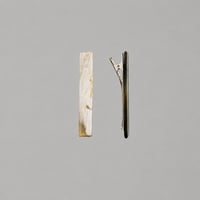 9441 Horn / Rectangular Alligator Hair clip / 7.5cm