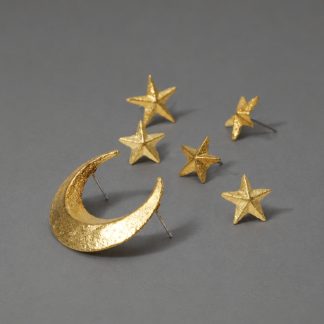 candle jewelry /  MOON & STARS