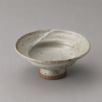 灰みかげ高台鉢