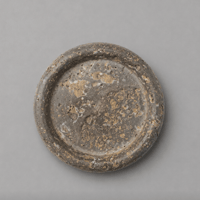 STONE CIRCLE TRAY　Travertine Gray