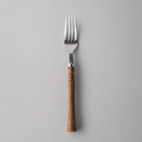Turning wood cutlery