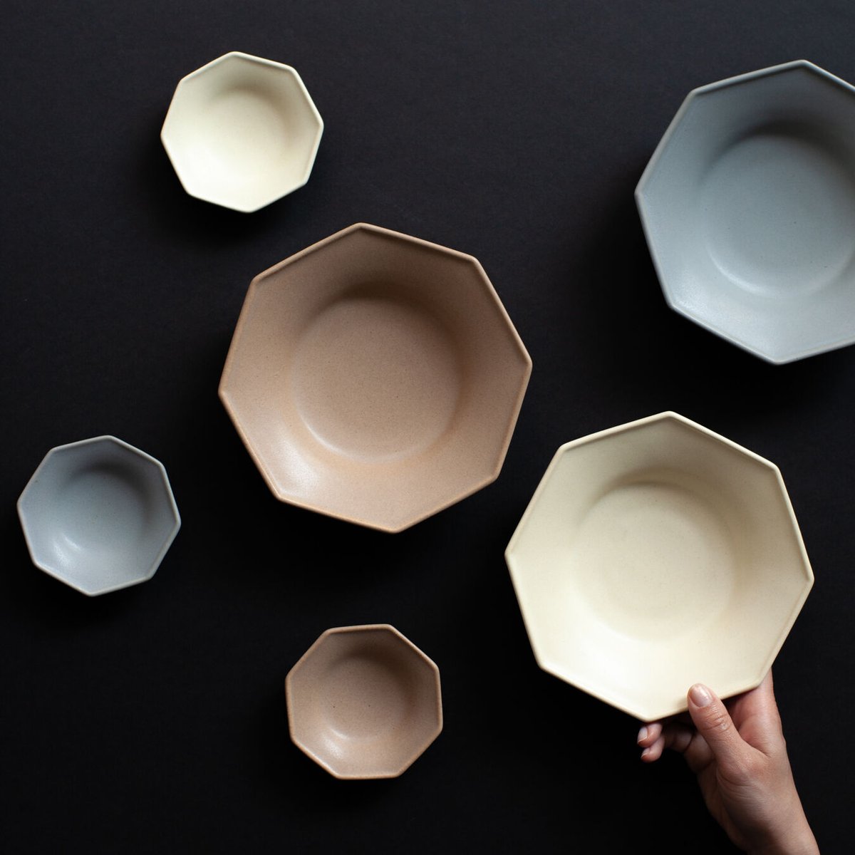 awabi ware 角切長方皿　3枚セット　アワビウェア awabi ware 角切長方皿 3枚セット アワビウェア awabi ware｜角切長